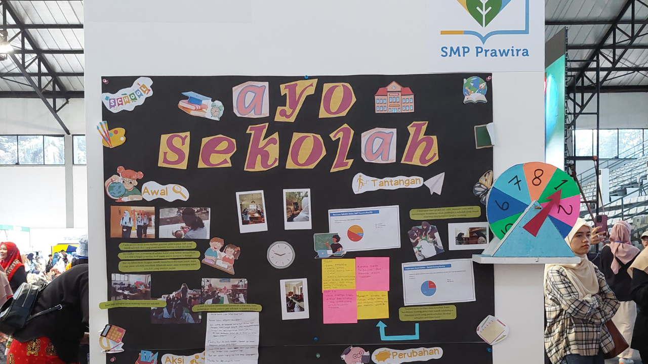 Pameran karya P5 murid Lembang